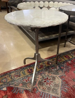 Bernhardt "Hadera" Stone Top Accent Table - Image 1 of 4