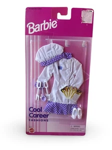 Barbie Cool Career Fashions Chef Outfit 1996 de colección #68617 sin usar, en caja Mattel Arcotoys - Imagen 1 de 5