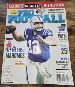 2019 NFL Pro Football Preview Issue Season Magazine Athlon Sports - Picture 1 of 3