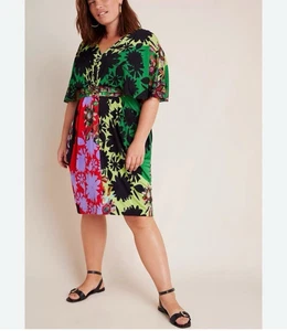 Anthropologie Ranna Gill Sabatina Kleid As Seen on Beyoncé Blau Gr. XL P Neu - Bild 1 von 13