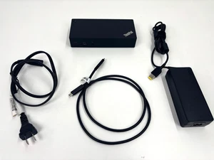 Lenovo ThinkPad 40A9 USB-C Docking Station DK 1633 w/ 90W AC Adapter and Cable - Picture 1 of 7