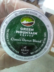 Green Mountain Coffee Classic Donut Blend K Cups Pods - Pack of 100 Pods - Picture 1 of 1
