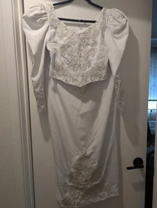 Vintage Kay King Wedding Dress - Picture 1 of 9