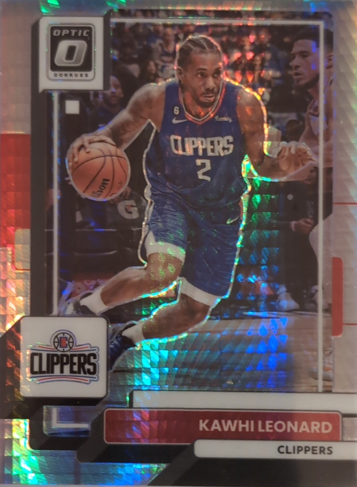 2022 Donruss Optic #118 Kawhi Leonard Lucky Envelopes /8