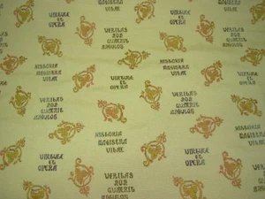 6 5/8 YDS SCALAMANDRE LATIN WRITING TAPESTRY UPHOLSTERY FABRIC FOR LESS - Picture 1 of 4