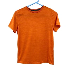 T-shirt Tek Gear Youth arancione fluo taglia large 14/16 manica corta misto poliestere - Foto 1 di 10