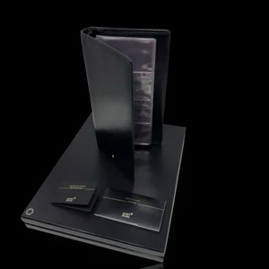MONTBLANC Leder Mappe 80cc Kreditkarten Etui Visitenkarten Halter NP:790€ -155 - Bild 1 von 24