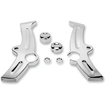 KURYAKYN 7851 Chrome Boomerang Frame Covers 00-07 Softails - Image 1 of 1