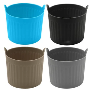 3Pcs Air Fryer Egg Poacher Mould Silicone Cake Reusable Nonstick Muffin Cup Mold - Picture 1 of 16