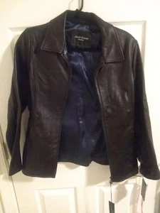 Jacob Stevens New York Lambskin Hand tailored Leather Jacket - Picture 1 of 6