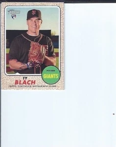 Ty Blach 2017 Topps Heritage Autograph - Picture 1 of 1