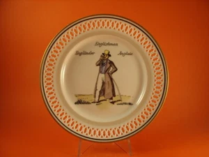 ROYAL COPENHAGEN BING&GRONDAHL PIATTO ABITANTI DELLA TERRA, "The Englishman" - Picture 1 of 4