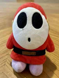 Super Mario Bros Shy Guy Sanei 6” Plush Stuffed Toy Doll Japan R2 - Picture 1 of 4