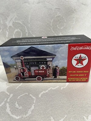 ERTL 1919 Texaco GMC Tanker Truck  1/28th Scale Diecast Metal Bank NIB - Image 1 of 4
