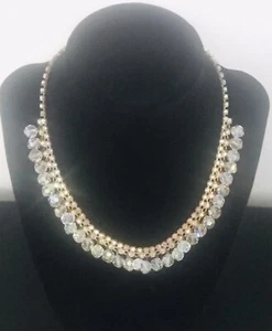 vintage crystal necklace - Picture 1 of 4