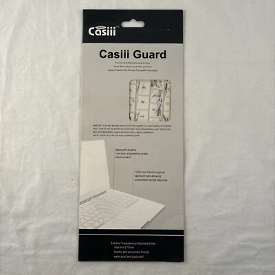 Casiii Guard Silicone Keyboard Cover. Protect from dust & spills. Various colors - Image 1 of 4