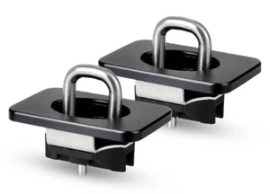 1pair Raised Truck Bed Retractable Tie Down Anchors Point Loop Hooks Fit Classic - Foto 1 di 6