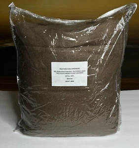 Restoration Hardware Heavy Textured Belgian Linen Drapery FP 46 x 120 Mocha $699 - Picture 1 of 11