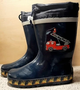 🚒 Coole Gummistiefel, Gr. 32/33, Junge, Playshoes, Feuerwehrauto, TOP!!! - Bild 1 von 2