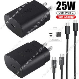 Caricabatteria da parete super veloce Samsung 25 W tipo USB-C cavo caricatore per S20 S21+ S22 5G - Foto 1 di 15