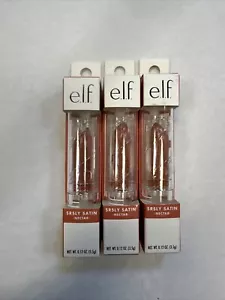 3 ~ Elf Srsly Satin Lipstick Silky Smooth Pigmented Nectar 29694 0.12 Oz. New - Picture 1 of 2