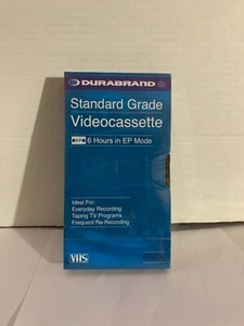 Durabrand Standard Grade VHS Videocassette T-120 For 2-6 Hours Recording SP/EP M - Picture 1 of 5