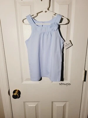 Carter's Light Blue Flower Tank Top size 6 - Image 1 of 4