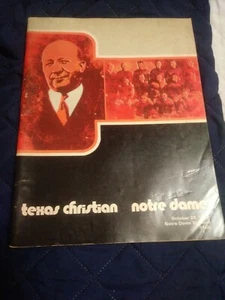 108/28/1972 TCU vs. Notre Dame Football Program excellent (see scan) - Picture 1 of 1