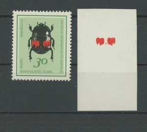DDR PH 1415 MAGGIOLINO 1968 STAMPA DI FASE INSETTI SCARABEO PROOF IMPERFETTO RARO!! m1862 - Foto 1 di 1