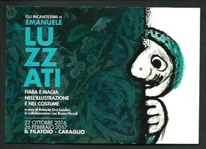 Emanuele Luzzati : cartolina invito alla Mostra " Fiaba e Magia " - Picture 1 of 1