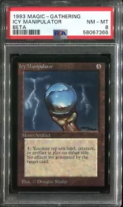 PSA 8 1993 MTG Magic The Gathering Beta #249 Icy Manipulator Pop20 - Picture 1 of 2