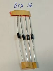 BYX36 600 Diode NOS BYX 336 Lot 4 Pcs E5h33/7 - Foto 1 di 3