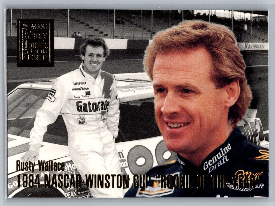 1994 Maxx Rookies of the Year #6 Rusty Wallace! 1984 Rookie of the Year Penske - Image 1 of 2
