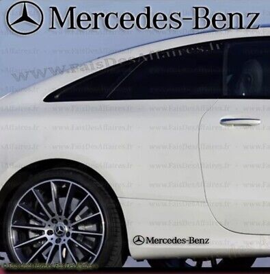 Mercedes-Benz SIDE SKIRT Adhensive CAR Vinyl DECAL STICKERS  AMG  Left And Right • 8.63€