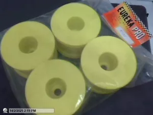 NEW Ofna 1/8 Truggy Wheels x4 Yellow Deep Offset Suit 17mm Hex HNor Part #B-23Y - Picture 1 of 1