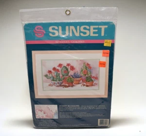 Kit de punto de cruz Dimensions Sunset No Count #13901 Desert Blossoms - Imagen 1 de 11