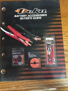 Vintage DEKA BATTERY ACCESSORIES CATALOG  2000 - Picture 1 of 3