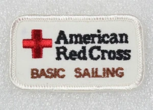 Red Cross: Basic Sailing patch - 2 3/4" rectangle, embroidered - Picture 1 of 1
