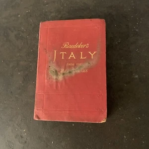 1904 Baedeker's Italien von den Alpen nach Neapel Handbuch für Reisende 1. Aufl. - Bild 1 von 8