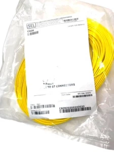 SEL C809Z02 Connecteurs ST VERS ST Jaune 2 Câble Fibre Optique 30 Mètres NEUF - Photo 1/4