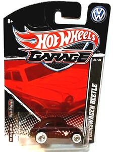 Hot wheels 2010 Garage Series Volkswagen Beetle Real Riders New in Protector - Picture 1 of 3