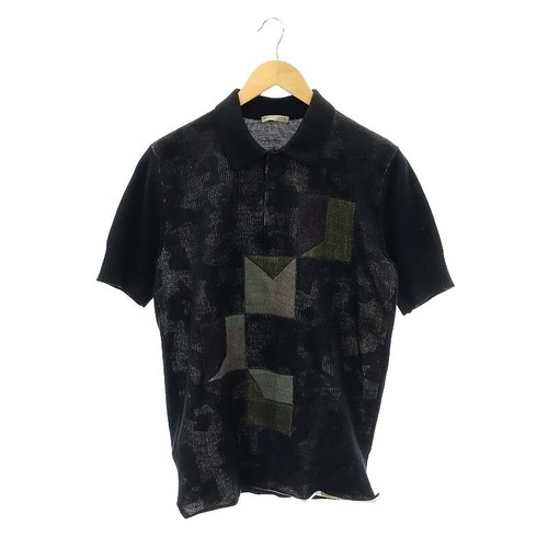 BOTTEGA VENETA MAGLIA POLO MAGLIONE MANICA CORTA PULLOVER 48 M Usato2a5d