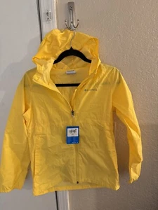Columbia Switchback II Jacket Size Youth L (14-16) Zip Yellow Waterproof - Picture 1 of 6