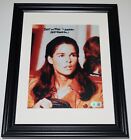 ALI MACGRAW AUTOGRAPHED 8X10 COLOR PHOTO (FRAMED & MATTED) - BECKETT COA!