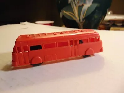 Vintage A Renwal Product Plastic Red City Bus Co Toy No.124 Made In USA Foto 1 de 4