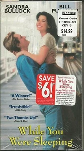 While You Were Sleeping VINTAGE VHS Cassette Sandra Bullock Bill Pullman - Picture 1 of 1
