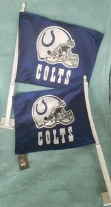 Indianapolis Colts car flag set of 2 - Picture 1 of 2