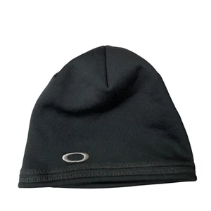 Oakley Polartec Beanie Hat Skullcap Knit Fleece Lined Outdoors Ski Embroidered - Picture 1 of 7