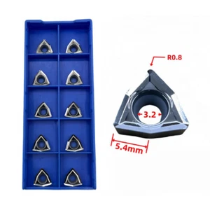 10P WCKT050308-DA CNC Lathe Tool U Drill Carbide Inserts WCKT050308 For Aluminum - Picture 1 of 6