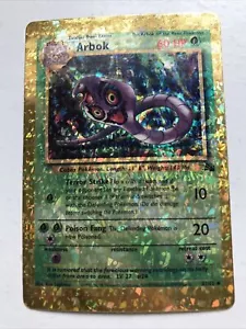 Pokemon Vending AUFKLEBER keine Karte unbenutzt 1999 HOLO Evolve 31/62 Arbok FOSSIL - Bild 1 von 5